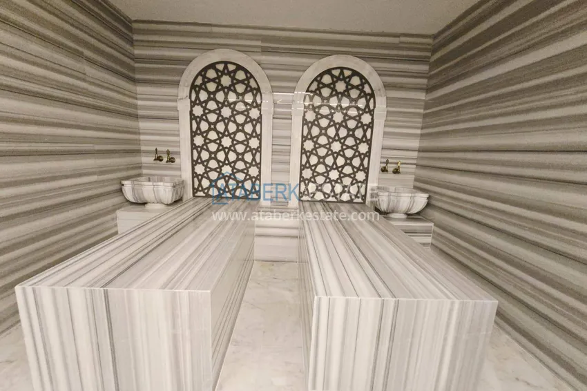 Two 1+1 apartments in the center of Alanya, Cleopatra beach area - fine finish, modern complex 20 