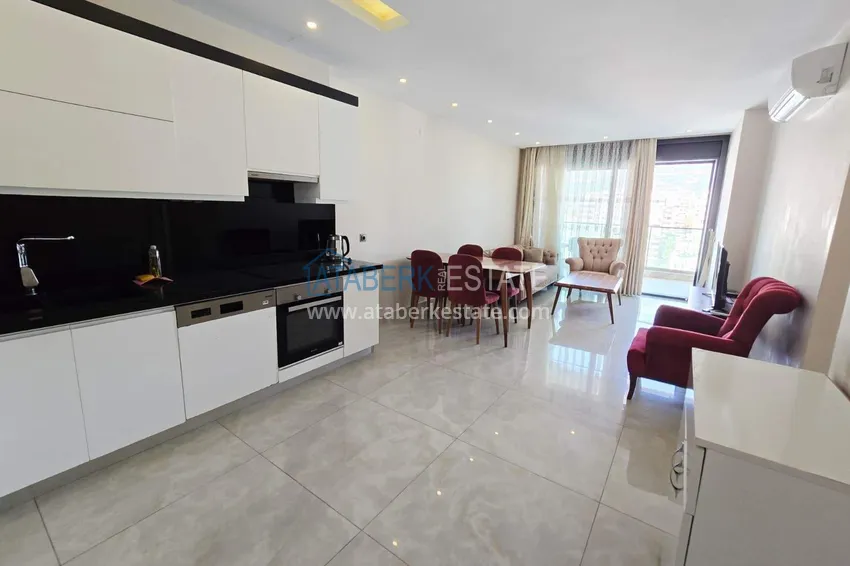 Purchase  2+1 apartment in Mahmutlar — furniture, mountain view, first coastline  3 