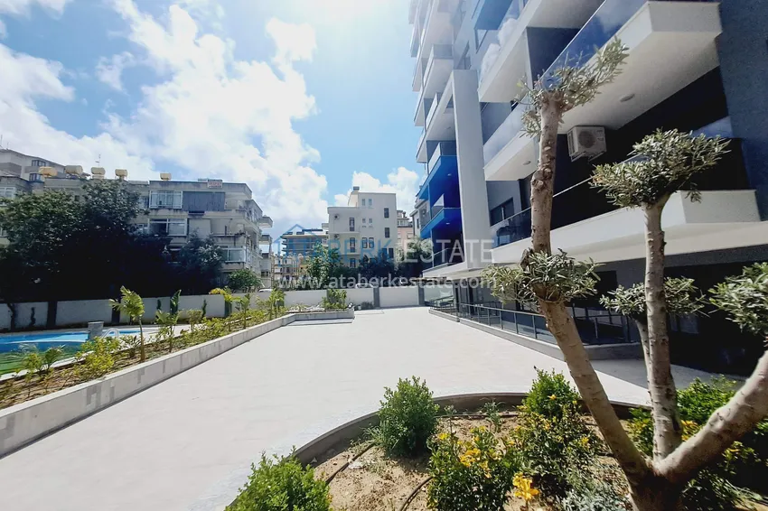 Two 1+1 apartments in the center of Alanya, Cleopatra beach area - fine finish, modern complex 6 
