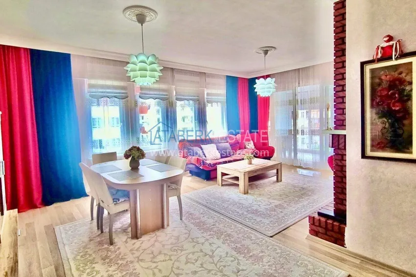 Purchase  2+1 apartment 125 m2 in the center of Mahmutlar — furnished, renovated, 350 m from the sea 10 
