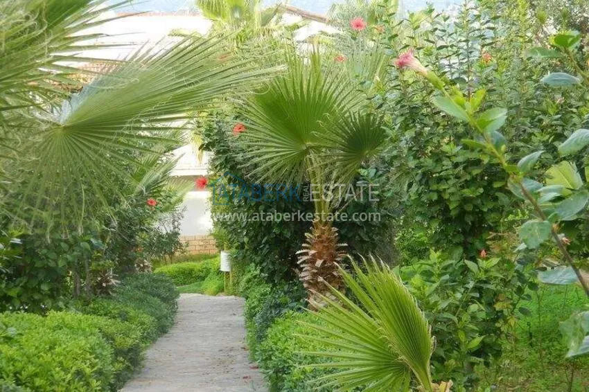 Three-storey 3+2 villa in Kargicak - sea view, furniture, surrounded by greenery 11 