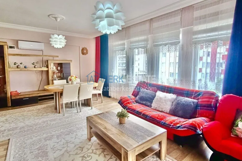 Purchase  2+1 apartment 125 m2 in the center of Mahmutlar — furnished, renovated, 350 m from the sea 1 