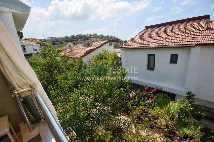 Purchase  Three-storey 3+2 villa in Kargicak - sea view, furniture, surrounded by greenery 23 