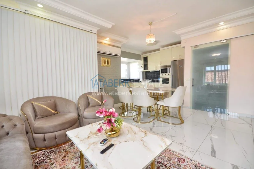 Purchase  Three-storey 3+2 villa in Kargicak - sea view, furniture, surrounded by greenery 4 