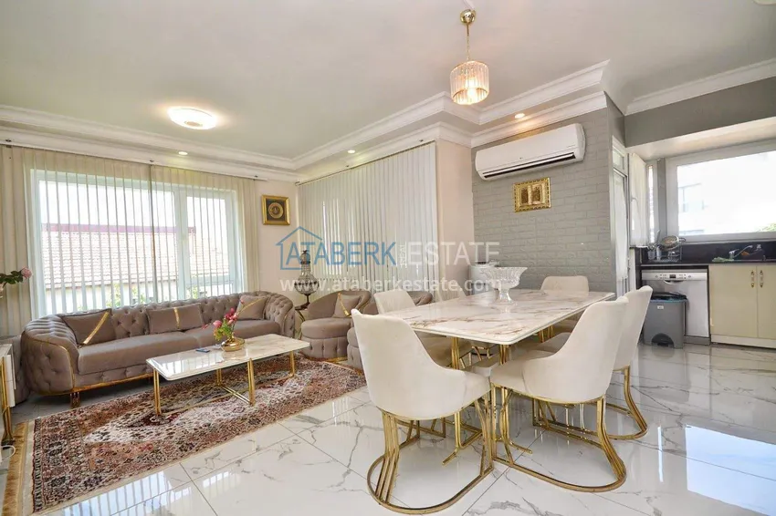 Purchase  Three-storey 3+2 villa in Kargicak - sea view, furniture, surrounded by greenery 5 