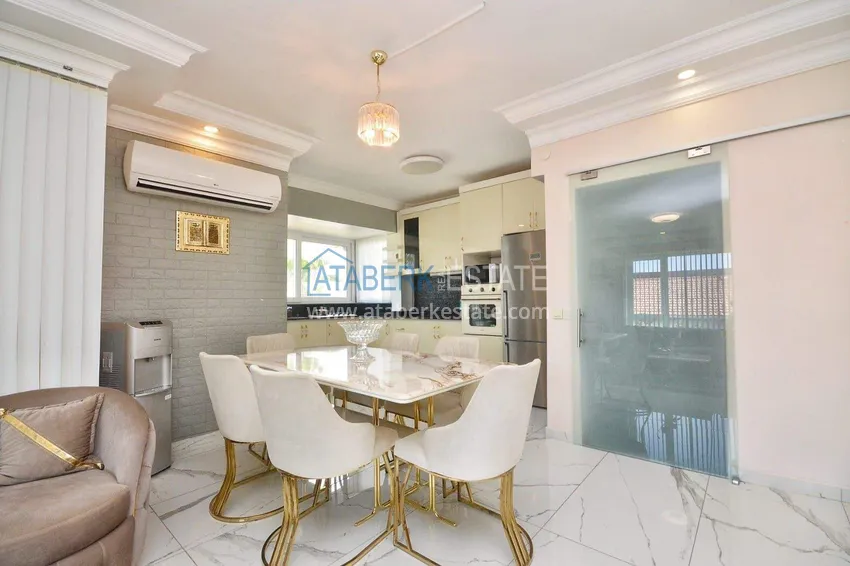 Purchase  Three-storey 3+2 villa in Kargicak - sea view, furniture, surrounded by greenery 6 