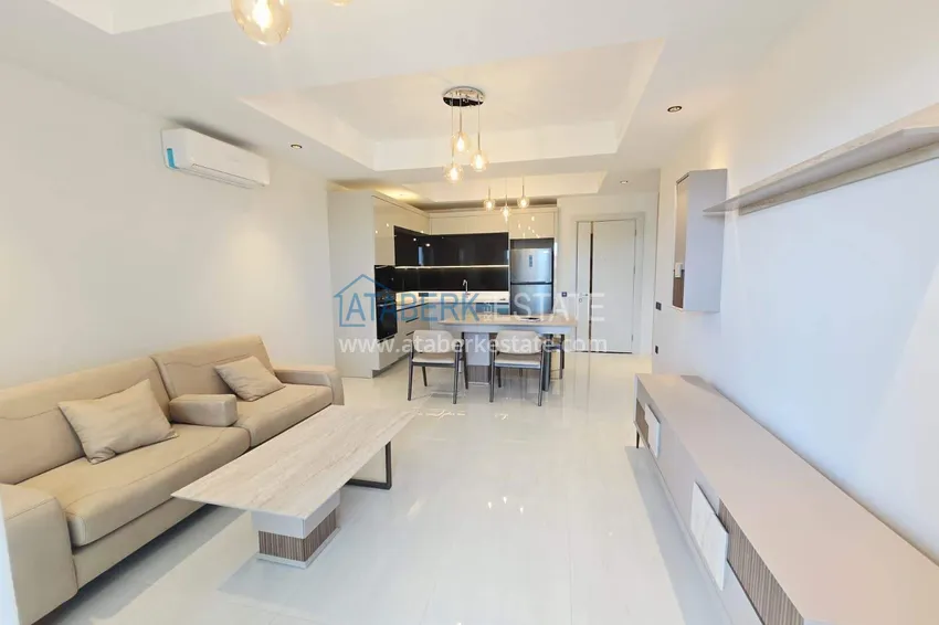 Purchase  Spacious 1+1 apartment in Turkler — 80 m2 furnished by the owner, premium resort 10 