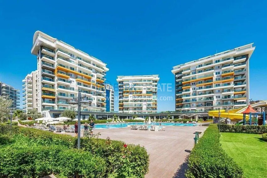 2+1 apartment in Avsallar — furniture, residence with hotel-level service 1 