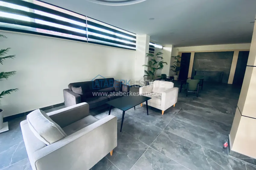 2+1 apartment in Avsallar — furniture, residence with hotel-level service 10 