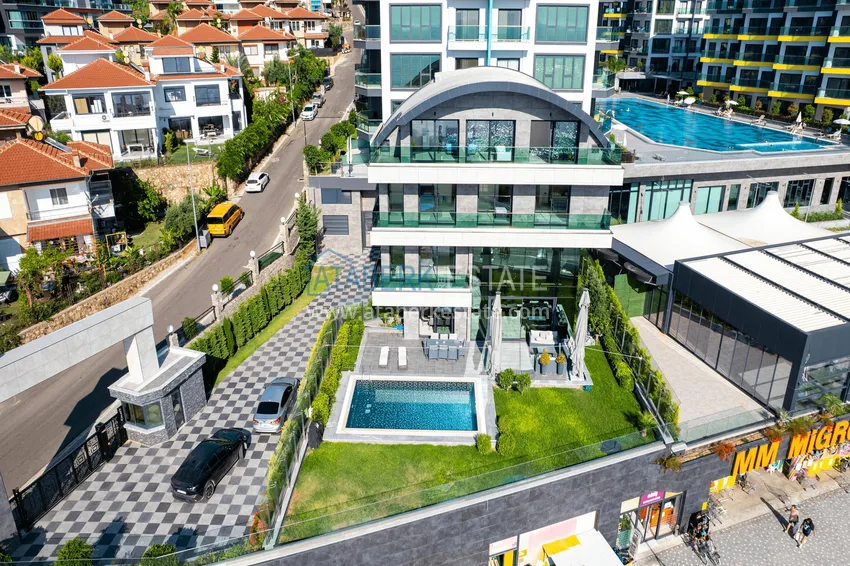 Ultra-luxury beachfront villa in Kargicak — citizenship property in Alanya 3 