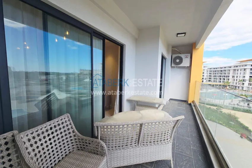 Purchase  Spacious 1+1 apartment in Turkler — 80 m2 furnished by the owner, premium resort 16 