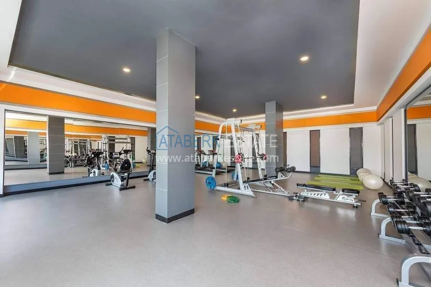 2+1 apartment in Avsallar — furniture, residence with hotel-level service 20 