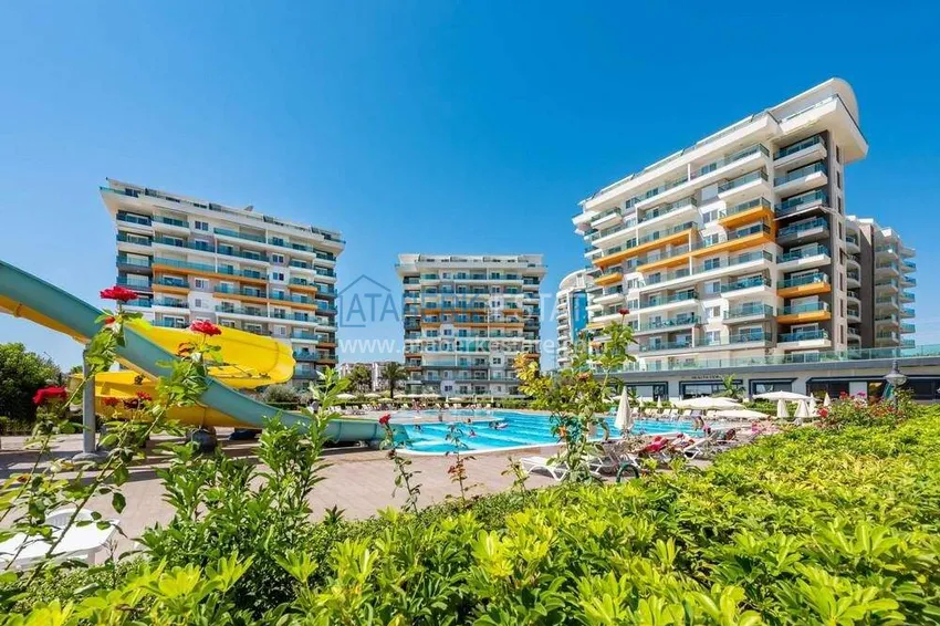 2+1 apartment in Avsallar — furniture, residence with hotel-level service 2 