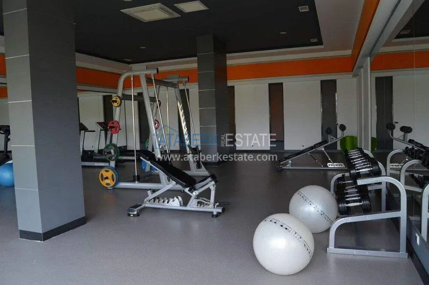 2+1 apartment in Avsallar — furniture, residence with hotel-level service 21 