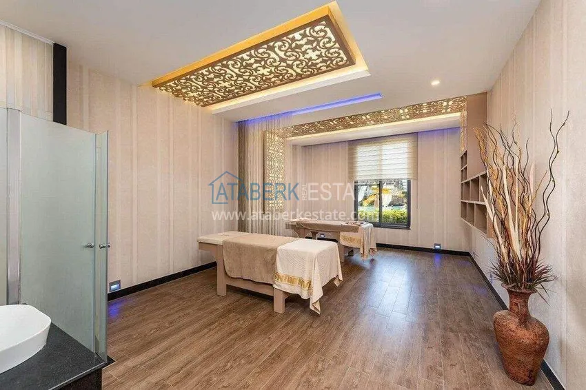 2+1 apartment in Avsallar — furniture, residence with hotel-level service 24 