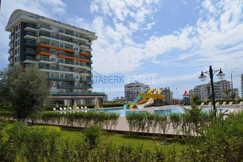 2+1 apartment in Avsallar — furniture, residence with hotel-level service 3 