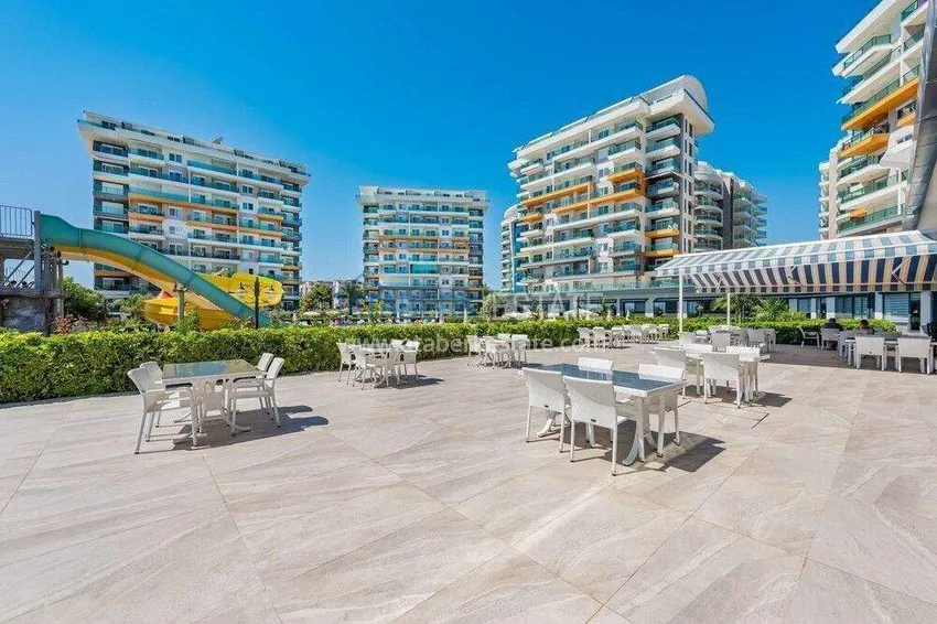 2+1 apartment in Avsallar — furniture, residence with hotel-level service 4 