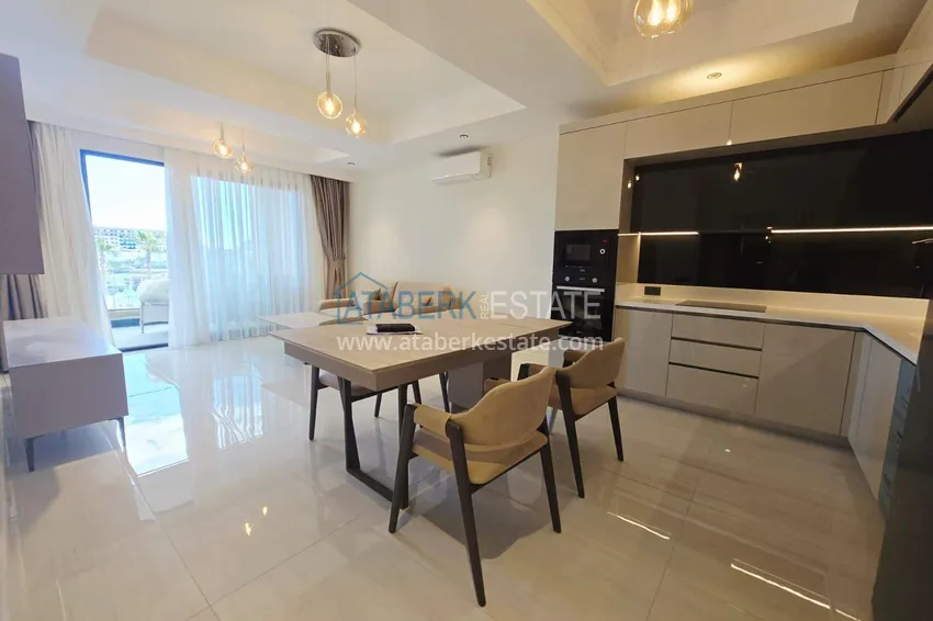 Purchase  Spacious 1+1 apartment in Turkler — 80 m2 furnished by the owner, premium resort 6 
