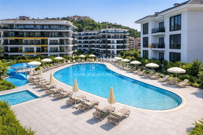 Ultra-luxury beachfront villa in Kargicak — citizenship property in Alanya 19 