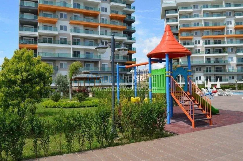 2+1 apartment in Avsallar — furniture, residence with hotel-level service 7 