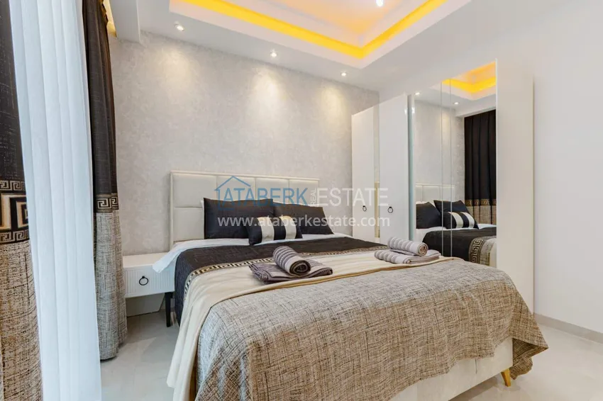 Purchase  1+1 panoramic apartment in the center of Mahmutlar - luxury furniture, the sea within walking distance 11 