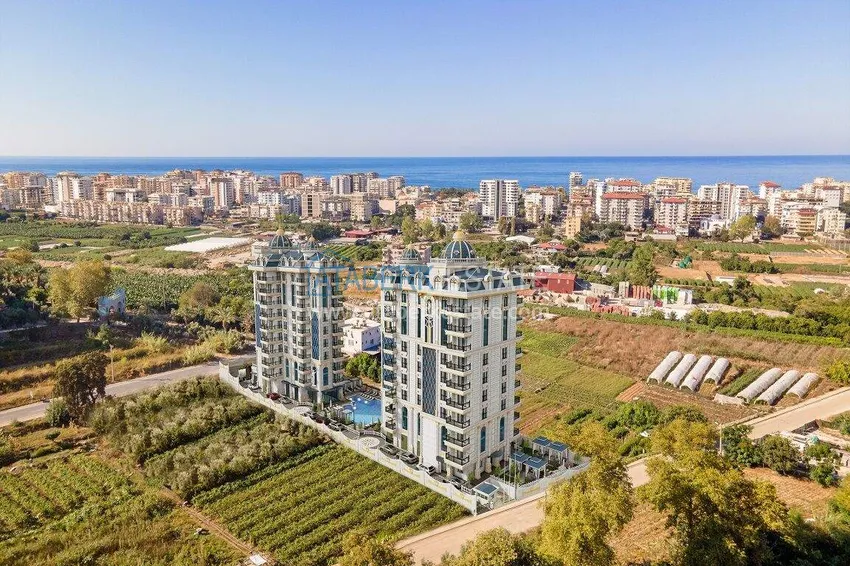 Apartment 1+1 in the center of Mahmutlar — furniture, advantageous format, modern complex 1 