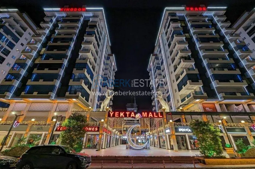 1+1 panoramic apartment in the center of Mahmutlar - luxury furniture, the sea within walking distance 23 