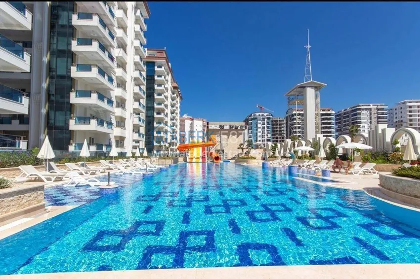 1+1 panoramic apartment in the center of Mahmutlar - luxury furniture, the sea within walking distance 7 