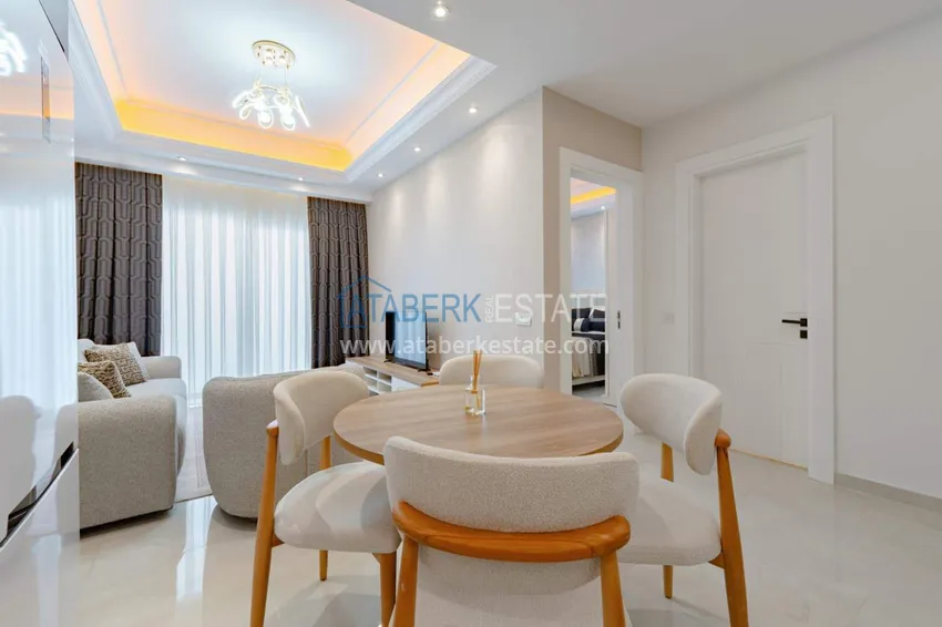 Purchase  1+1 panoramic apartment in the center of Mahmutlar - luxury furniture, the sea within walking distance 7 