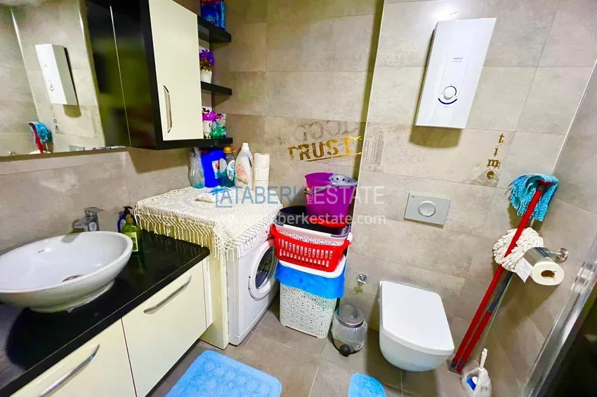 Purchase  Spacious 1+1 apartment in Kestel — 75 m2 furnished, 150 meters from the sea 9 