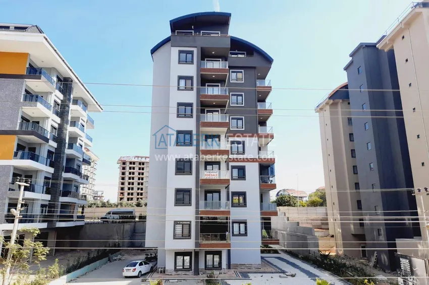 2+1 apartment in Avsallar — new furniture, separate kitchen, glazed balcony 4 