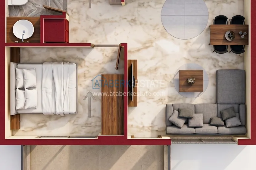 Purchase  Liquid real estate in Alanya from the developer - a new residence in the Oba area  1 