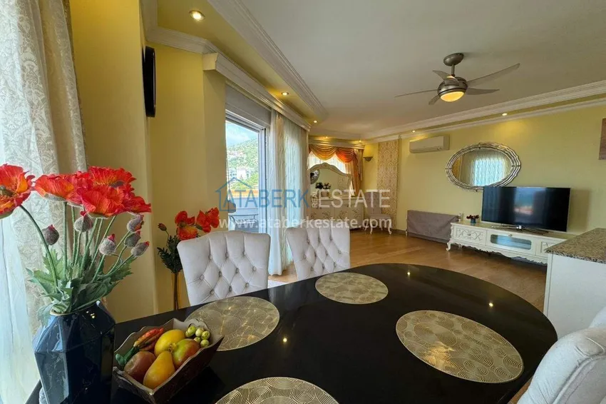 Purchase  Duplex with a panoramic terrace in the center of Alanya, Cleopatra beach area — property for a residence permit 5 