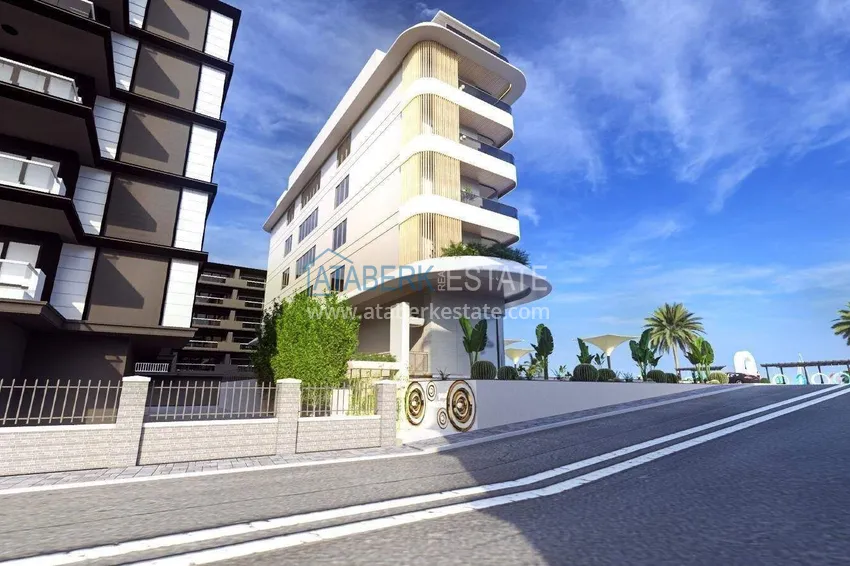Premium real estate in Alanya from the developer - a new project on the beachfront in Oba  10 