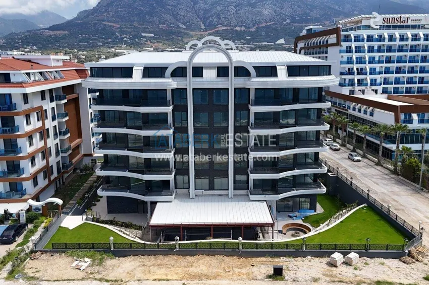 New premium residential complex in Alanya - Kestel district, first coastline 1 