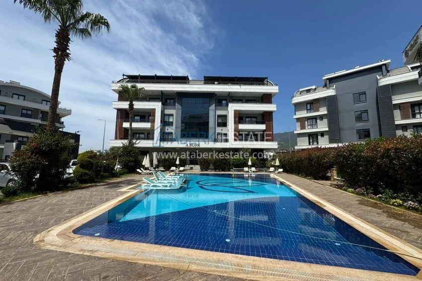 Apartment 3+1 for a residence permit in the Oba area - from the owner, furnished, separate kitchen 11