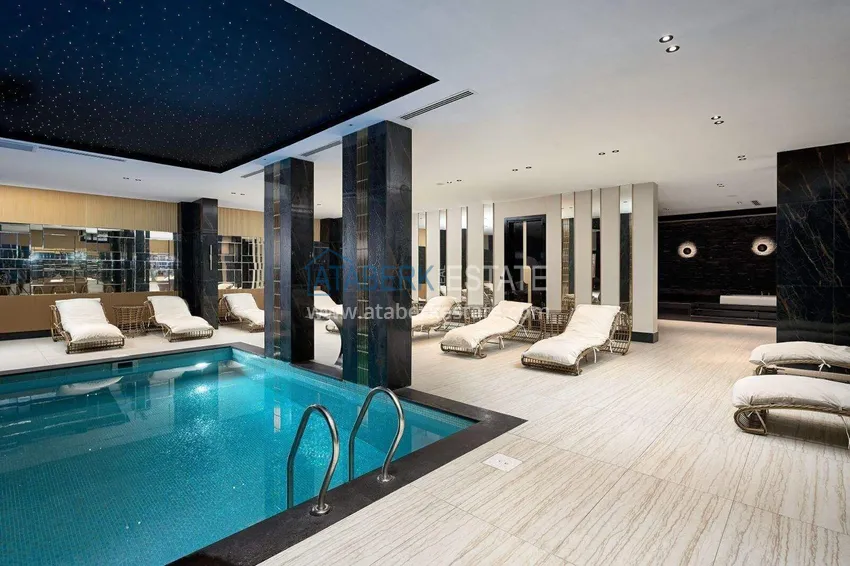 Stylish 1+1 apartment in the center of Alanya, Keykubat beach area — 150 meters 17 