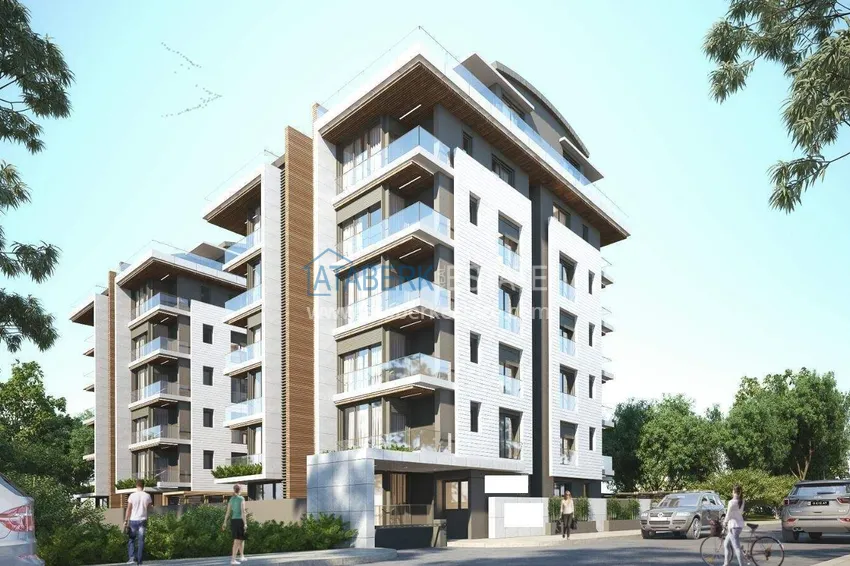 Real estate from a developer in Antalya — a residential complex at the final stage in Sarisu  1 