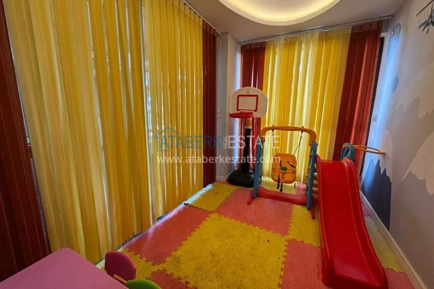 Apartment 3+1 for a residence permit in the Oba area - from the owner, furnished, separate kitchen 23