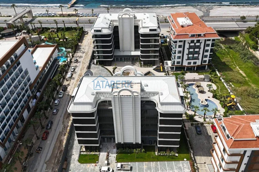 New premium residential complex in Alanya - Kestel district, first coastline 5 