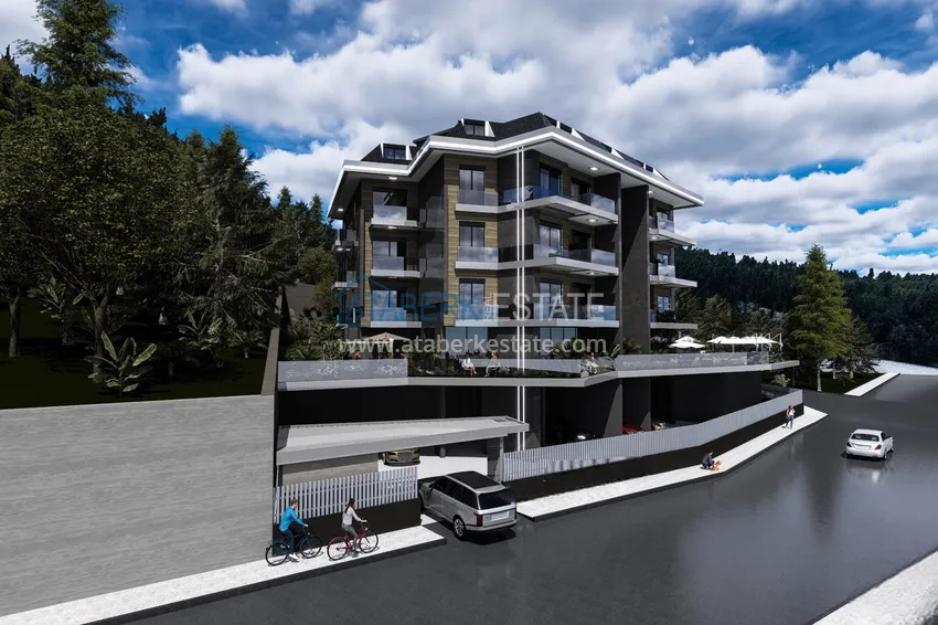 Duplex apartments in the new ultra-luxury residence project in Alanya, Hasbahce district 5 
