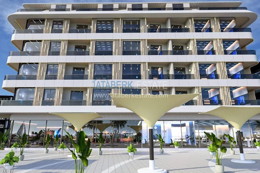 Premium real estate in Alanya from the developer - a new project on the beachfront in Oba  5 