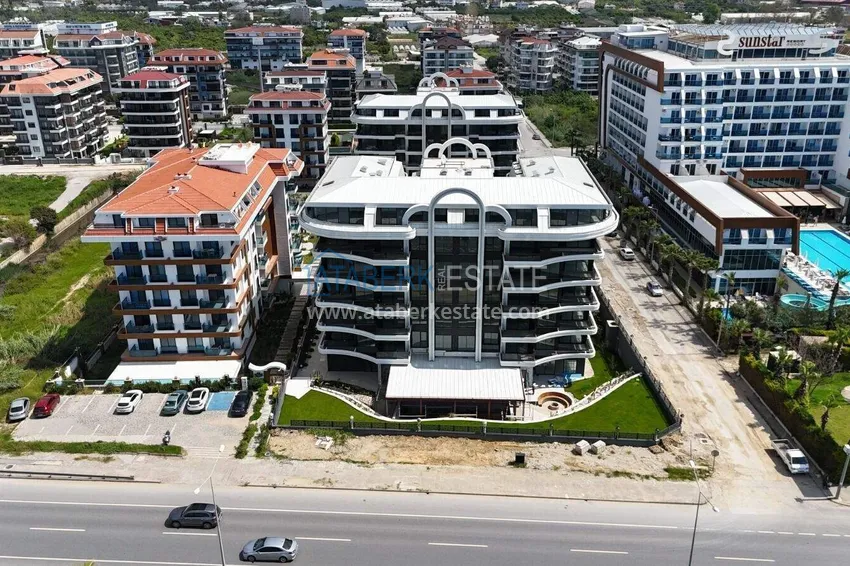 New premium residential complex in Alanya - Kestel district, first coastline 7 