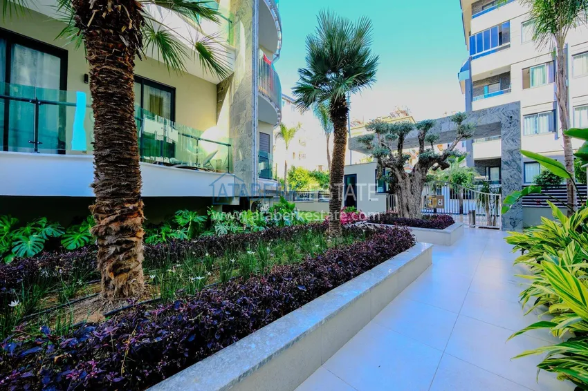 Stylish 1+1 apartment in the center of Alanya, Keykubat beach area — 150 meters 7 