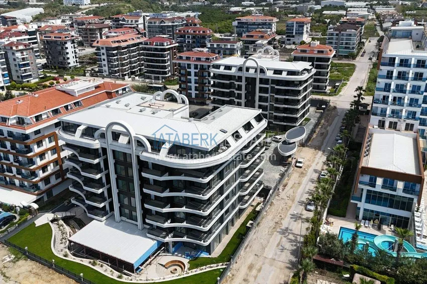 New premium residential complex in Alanya - Kestel district, first coastline 8 