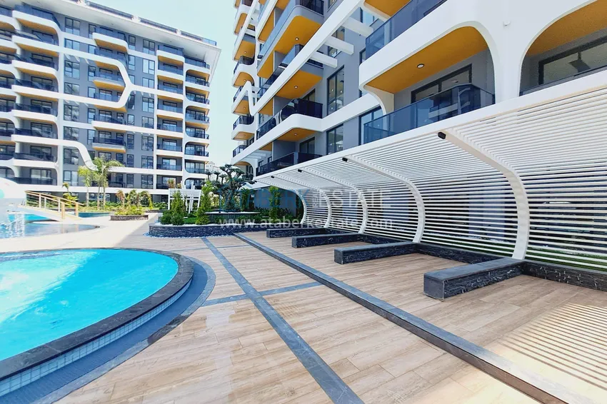 1+1 furnished apartment in Alanya, Tosmur district - premium complex, 245 meters from the sea 10 
