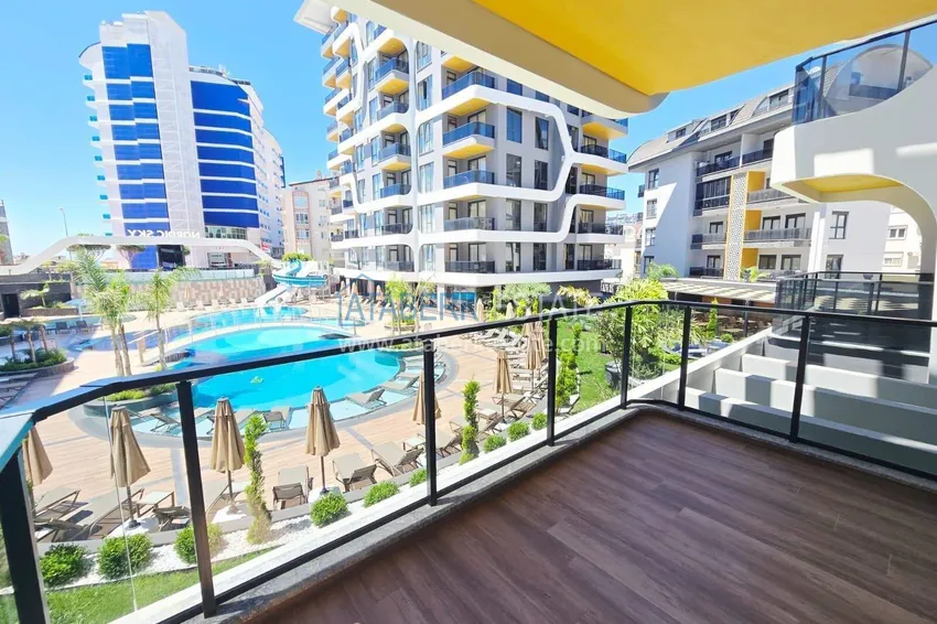 Purchase  1+1 furnished apartment in Alanya, Tosmur district - premium complex, 245 meters from the sea 12 