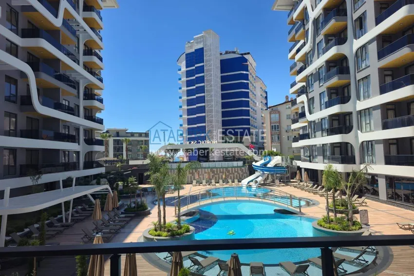 Purchase  1+1 furnished apartment in Alanya, Tosmur district - premium complex, 245 meters from the sea 13 