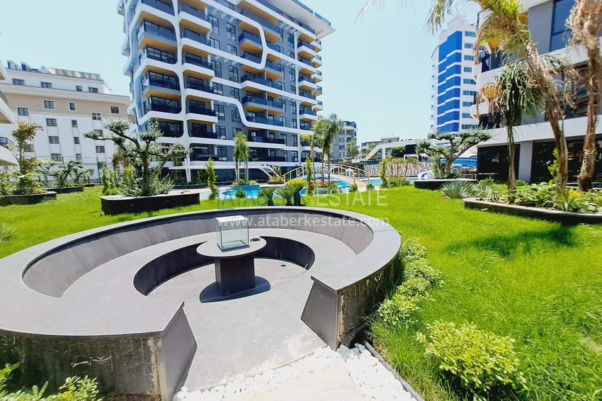 1+1 furnished apartment in Alanya, Tosmur district - premium complex, 245 meters from the sea 14 