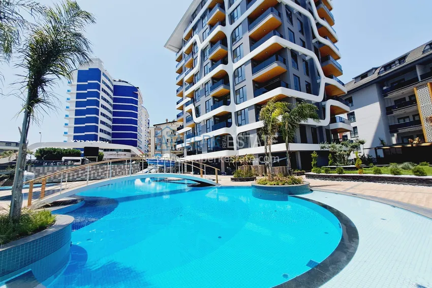 1+1 furnished apartment in Alanya, Tosmur district - premium complex, 245 meters from the sea 2 